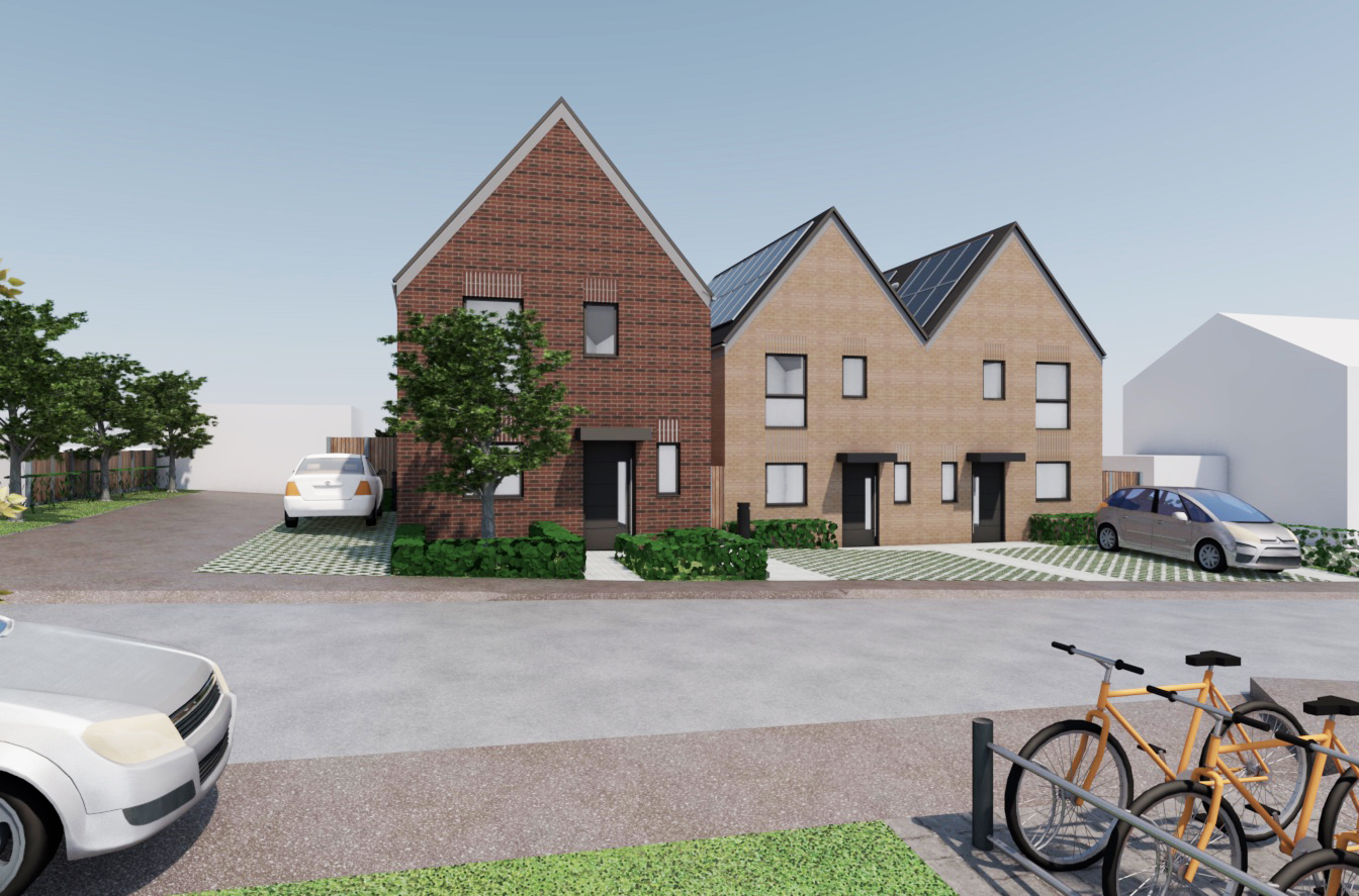 CGI of Cranworth Close regeneration