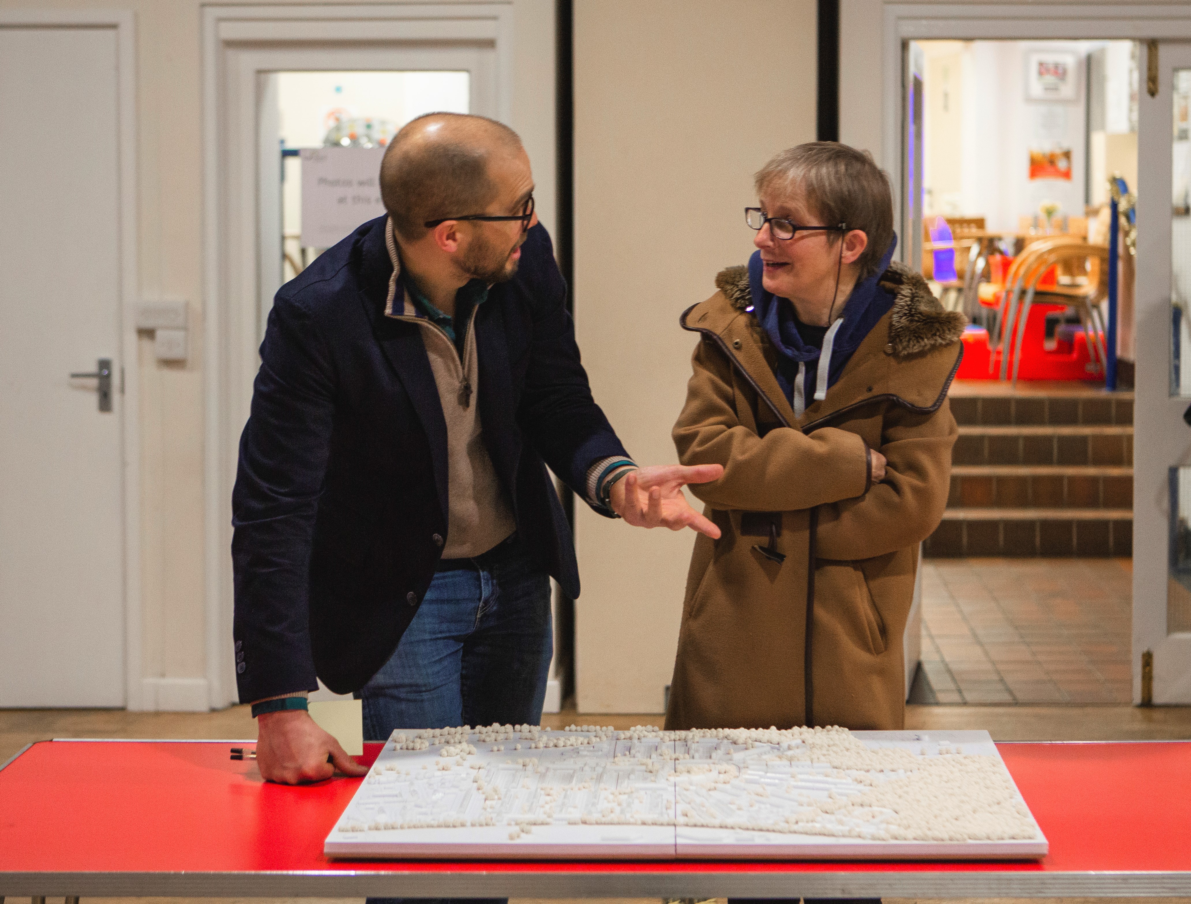 A public engagement session at the Abbey in Thetford