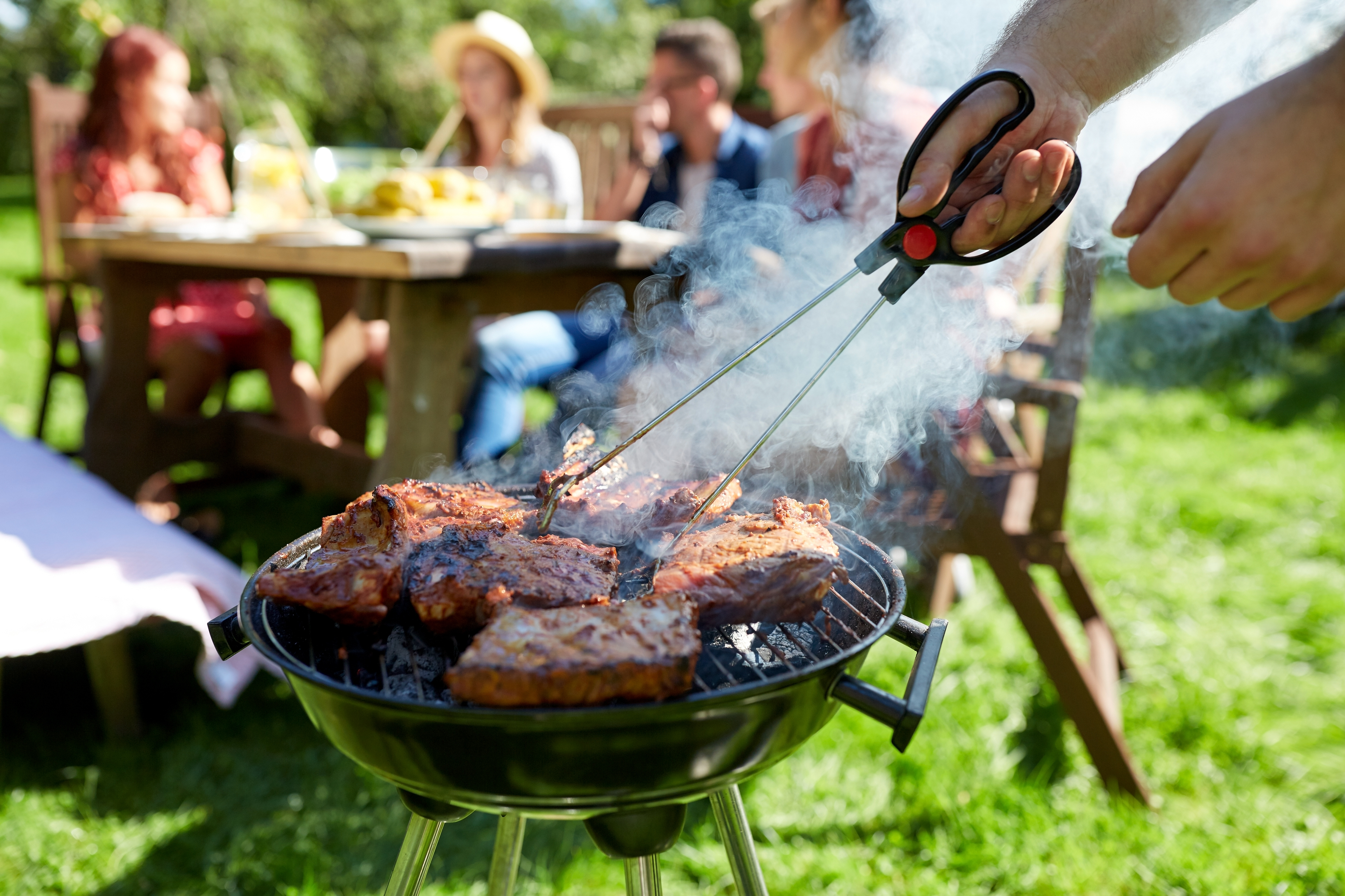 BBQ in garden